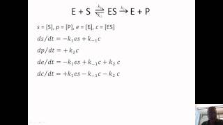 Enzyme Kinetics with MATLAB 1 [upl. by Utley]