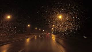 ASMR Highway Driving in the Rain at Night No Talking No Music  Daegu to Seoul Korea [upl. by Einreb]