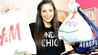 FallWinter Clothing Haul HampM Urban Outfitters Aero  more [upl. by Jami385]