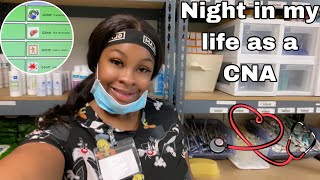 COME TO WORK WITH ME  NIGHT IN MY LIFE CNA  10p6a Edition [upl. by Cristiano]