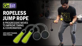 GOFIT ROPELESS JUMP ROPE  8 Progressive Moves [upl. by Tut]