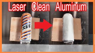 200w laser clean test Part2Aluminum paint [upl. by Clinton92]