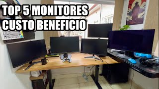 Top 5 Melhores Monitores BOM e BARATO em 2024 [upl. by Georgeanna]