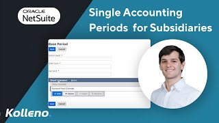 NetSuite Tutorial  Setting Up Single Accounting Periods for Subsidiaries in NetSuite [upl. by Abbotsun]