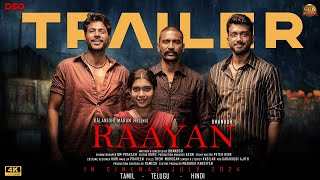 RAAYAN  Official Trailer D50  Dhanush  SJ Suryah Ar Rahman Sun Pictures d50 dhanush [upl. by Melentha]