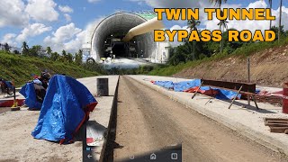 update TWIN TUNNEL  BYPASS ROAD   Tacunan Road [upl. by Arriat]