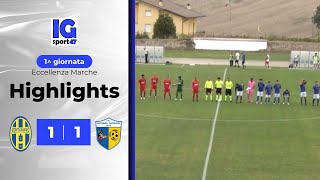 Montegranaro vs Monturano 11 Eccellenza Marche [upl. by Stodder34]