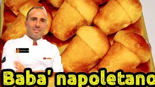 Babà napoletano fatto in casaRicetta nuova facile per tuttiSvelati tanti segreti del mestiere [upl. by Ariane]