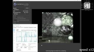 Test Intel Atom C2758 CINEBENCH  Тест Intel Atom C2758 CINEBENCH [upl. by Broddy237]