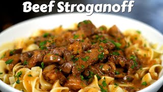 The Secret To Delicious Beef Stroganoff  Dinner in Less Than 30 Minutes [upl. by Sisi870]