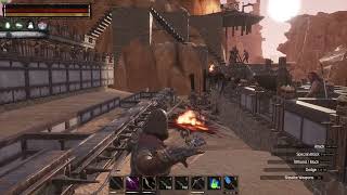 Conan Exiles  golems and star metal arrows and server crashes oh my [upl. by Eirhtug]