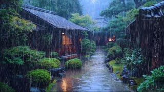 Rain Sounds for Sleeping  Natural Sounds of Rain and Thunder for Sleep QuicklyMeditation Study02 [upl. by Laurin]