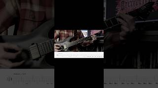 Guitar Playthrough amp TABS for BOLTCUTTER  Asphalt Exfoliation ft Epiglottis on our channel [upl. by Ttoile]