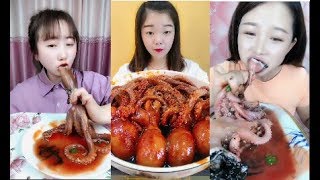 【EATING SHOW】CHINA MUKBANG SPICY OCTOPUS EATING SHOW COMPILATION6문어たこปลาหมึกBạchtuộcASMR [upl. by Alya]