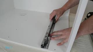 How to Install Drawer Runners  goFlatpacks [upl. by Ennahgem]