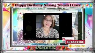 HBD Song for TITA Ninang PASTORA quotJ Noemi Cruzquot from Paul Joson 🎤🎁🎶💝 [upl. by Dnomayd]