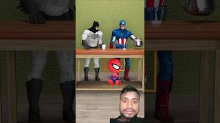 Spidey vs Batman vs Captain America  Spidey want more milk  Marvel Animation shorts trending [upl. by Eldwen]