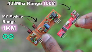 How to Make LongRange Transmitter and Receiver for DATA Arduino [upl. by Arfihs923]