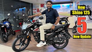 honda shine 125cc 2023 model 5  New Update  On Road Price  Mileage  Full Review In Hindi [upl. by Agathe937]