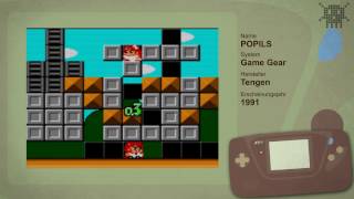 POPILS THE BLOCKBUSTING CHALLENGE Game Gear  PIXELKITSCH [upl. by Nosyarg]