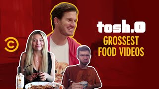 Grossest Food Challenges  Tosh0 [upl. by Sophey]