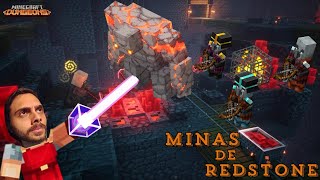 DESTRUINDO O GOLEM com o CANALIZADOR CORROMPIDO  Minas de RedStone EP9 [upl. by Cirdor]