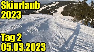 Skiurlaub 2023  05032023  Tag 2  Computer 46 4K [upl. by Dinsmore]