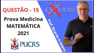 PUCRS MEDICINA 2021 QUESTÃO 15  Prof Ricardo A Soletti [upl. by Yragerg323]