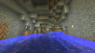 Minecraft underground lake no regular lake [upl. by Faxen]