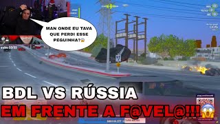 CORINGA REAGINDO A BDL VS RÚSSIA TRET NA FAVELA 7K DO KROOZZNS VISÃO DE TODOS [upl. by Nosirrah559]