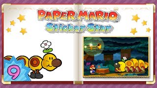 Lets Play FR HD Facecam Paper Mario Sticker Star  Wiggler la chenille gamine [upl. by Melton487]