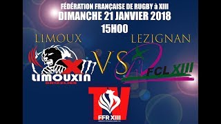 XIII LIMOUXIN vs FC LEZIGNANCORBIERES [upl. by Ettevi]