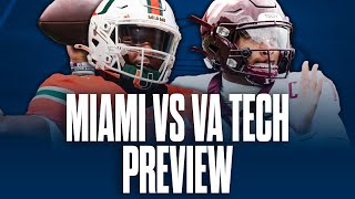 Why Miami Football WILL BLOW OUT Virginia Tech Football  Miami vs Virginia Tech Preview [upl. by Eustacia]