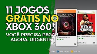 É OFICIAL 11 Jogos Grátis e URGENTES do XBOX 360 em 2024 SEM LIVE GOLD [upl. by Rosabella]