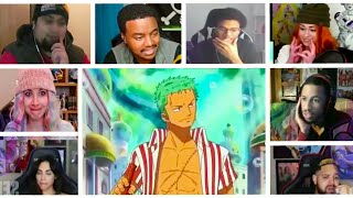 Zoro Vs Celestial Dragon Reaction Mashup [upl. by Idnim]