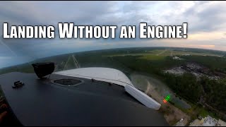 Practicing Emergency Landing Without an Engine  Cessna 172 [upl. by Va]