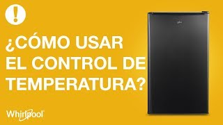 Refrigeradores compactos Whirlpool  ¿Cómo usar el control de temperatura 5 p³ [upl. by Leroy]