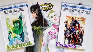 Hachette komiksy DC Nieskonczony Kryzys Sprzysiężenie Łotrow i Green Lantern Odrodzenie tom 84 i 85 [upl. by Adnaloy]