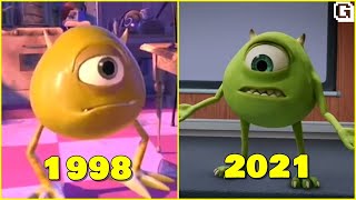 Mike Wazowski Evolution in Movies Cartoons amp TV 19982021 [upl. by Aleicarg]