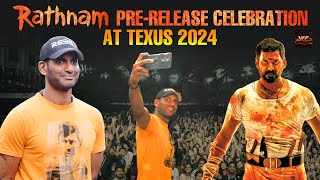 Rathnam PreRelease Celebration at Texus 2024  SRM Ramapuram  Actor Vishal  VFF [upl. by Zorana625]