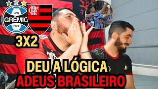 REACT MELHORES MOMENTOS GRÊMIO 3X2 FLAMENGO  DERROTA DO ADEUS AO CAMPEONATO [upl. by Salis]