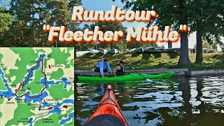 Rundtour quotFleether Mühlequot mit dem Kajak  Mecklenburgische Seenplatte [upl. by Dranoel]