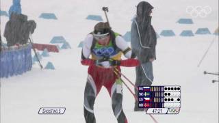 Biathlon Men 4X75KM Relay Gold  Vancouver 2010 [upl. by Acsot]