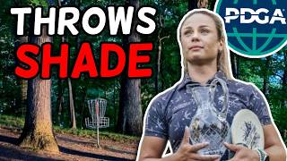 Kristin Tattar Throws Shade At The PDGA [upl. by Tonina]