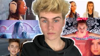 Reacting To ALL Of Mackenzie Zieglers Songs amp Covers MUST WATCH Best Reaction 2018 [upl. by Thorman]