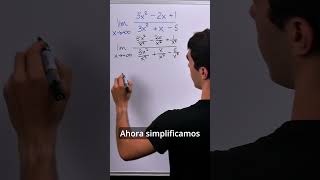 Un límite con indeterminación infinf  Cómo resolver límites [upl. by Hartill]