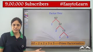 Factor Tree  Prime Factorization  Math  Class 5  CBSE  NCERT  ICSE [upl. by Aneehsar]