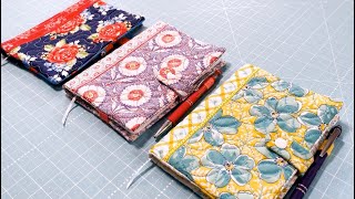 Designs by JuJu Snap Tab Small Notebook Cover Tutorial [upl. by Santiago]