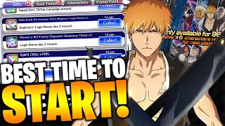 BEST TIME TO START BRAVE SOULS NEW BEGINNERS POWERUP CAMPAIGN Bleach Brave Souls [upl. by Cristin]