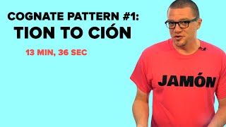 Spanish Cognate Pattern 1 TION to CIÓN Nouns S03E01 [upl. by Kcireddor]